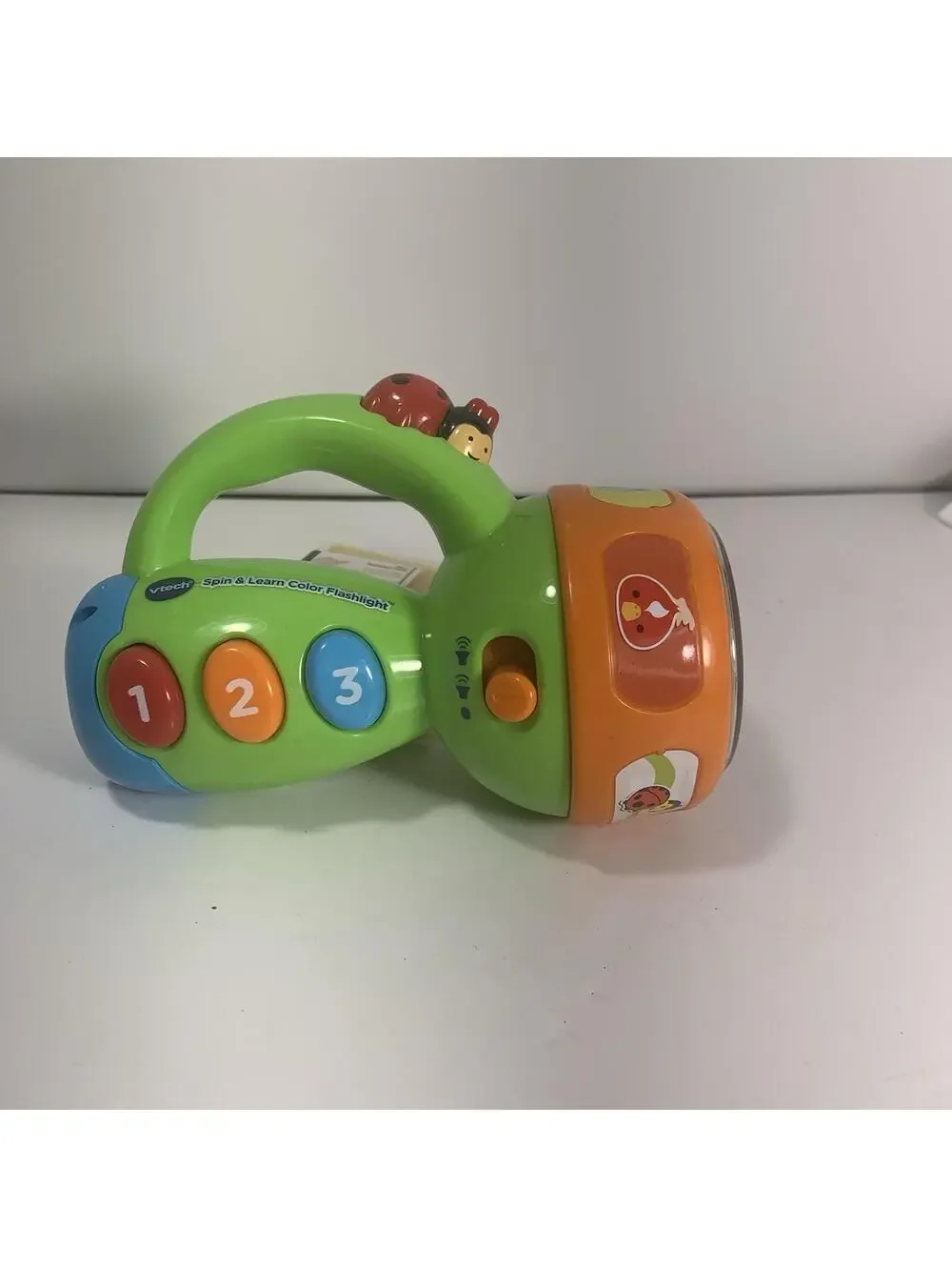 VTech Spin And Learn Color Flashlight - Lights & Sounds Toy Toddler Infant Used